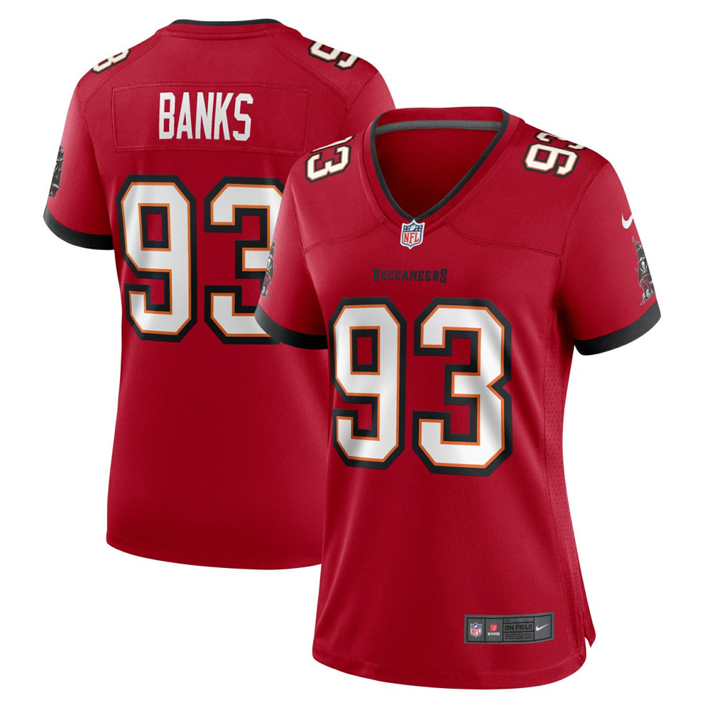 Eric Banks Tampa Bay Buccaneers Women's Game Jersey Red - Nike