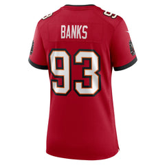 Eric Banks Tampa Bay Buccaneers Women's Game Jersey Red - Nike