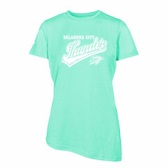 NBA - Oklahoma City Thunder Levelwear Women's Birch Sweep T-Shirt - Mint