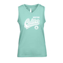 NBA - Boston Celtics Levelwear Women's Paisley Sweep V-Neck Tank Top - Mint