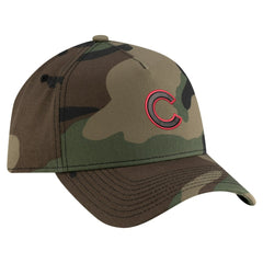 Chicago Cubs New Era Woodland Team Pop 9FORTY A-Frame Adjustable Hat discount