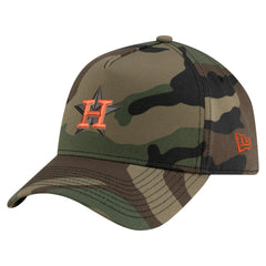 Houston Astros New Era Woodland Team Pop 9FORTY A-Frame Adjustable Hat Clearance