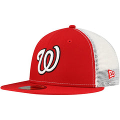 Washington Nationals New Era Team Color 59FIFTY Trucker Fitted Hat Sale