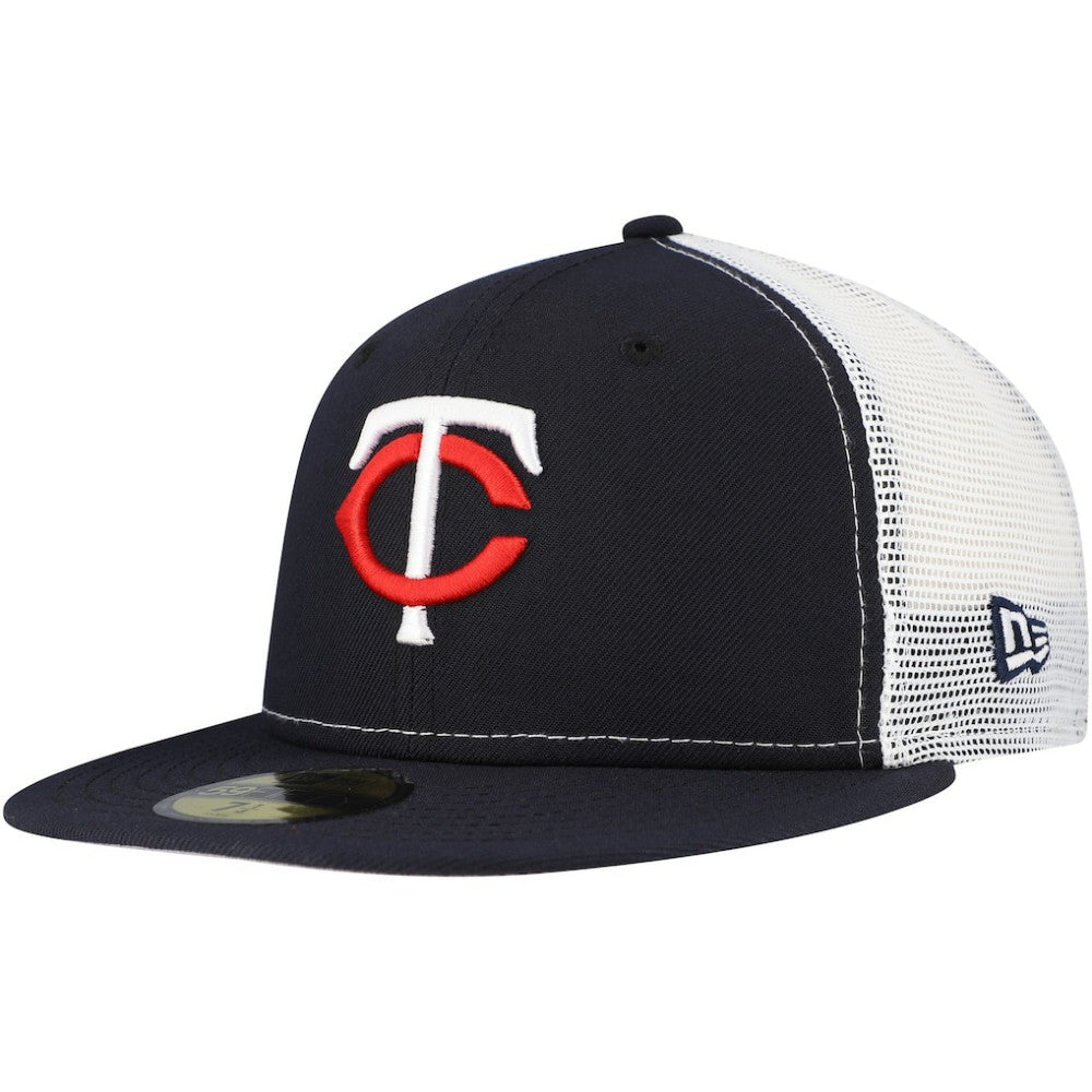 Minnesota Twins New Era Team Color 59FIFTY Trucker Fitted Hat discount