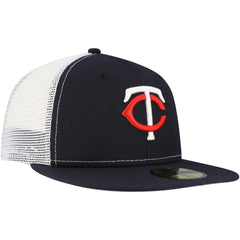 Minnesota Twins New Era Team Color 59FIFTY Trucker Fitted Hat discount