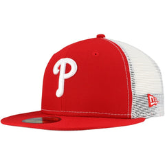 Philadelphia Phillies New Era Team Color 59FIFTY Trucker Fitted Hat On Sale