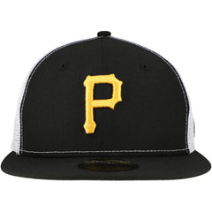 Pittsburgh Pirates New Era Team Color 59FIFTY Trucker Fitted Hat Clearance