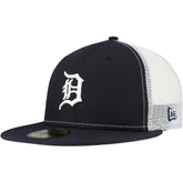 Detroit Tigers New Era Team Color 59FIFTY Trucker Fitted Hat Sale