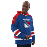 New York Rangers Starter Hockey Pullover Hoodie Blue/Red