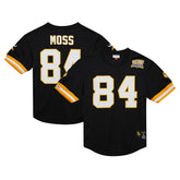 Randy Moss Minnesota Vikings Retired Player Name & Number Mesh Top Black - Mitchell & Ness