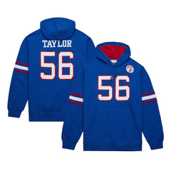 Lawrence Taylor New York Giants Retired Player Name & Number Pullover Hoodie Royal - Mitchell & Ness