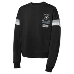 Las Vegas Raiders Girls Eternal Love Pullover Sweatshirt Black - NFL