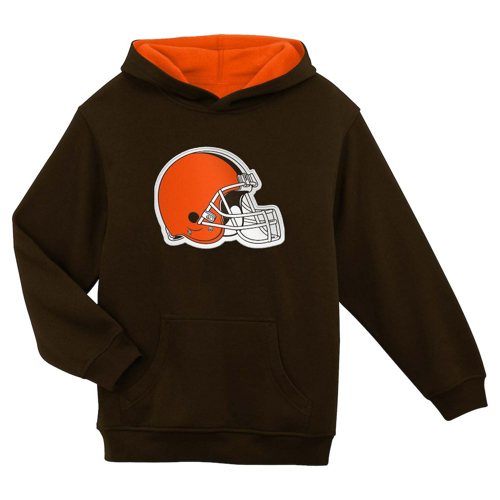 Cleveland Browns Outerstuff Preschool Prime Pullover Hoodie Brown - NFL