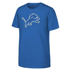 Detroit Lions Outerstuff Youth Primary Logo T-Shirt Blue - NFL