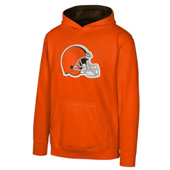 Cleveland Browns Youth Prime Pullover Hoodie Orange - NFL