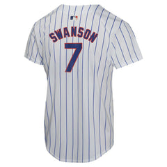 Dansby Swanson Chicago Cubs Nike Youth Home Game Player Jersey On Sale