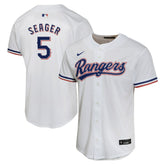 Corey Seager Texas Rangers Nike Youth Home Game Player Jersey Lifestyle