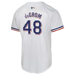 Jacob deGrom Texas Rangers Nike Youth Home Game Player Jersey Clearance