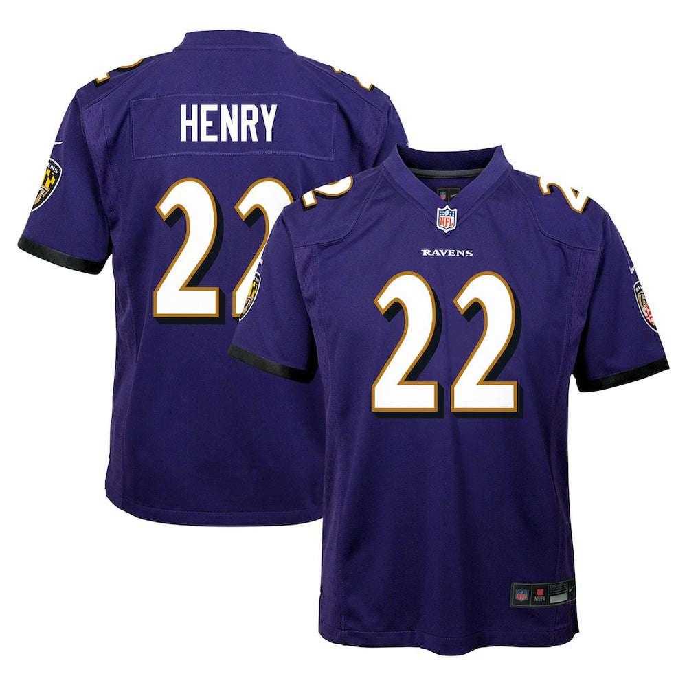 Derrick Henry Baltimore Ravens Youth Game Jersey Purple - Nike