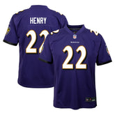 Derrick Henry Baltimore Ravens Youth Game Jersey Purple - Nike
