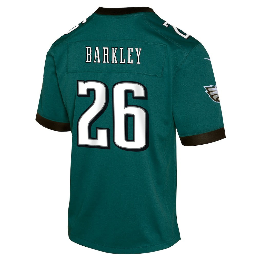 Saquon Barkley Philadelphia Eagles Youth Game Jersey - Green | NFL Jerseys