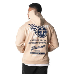 Tennessee Titans The Wild Collective Unisex Fleece Pullover Hoodie Cream - NFL