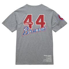 Hank Aaron Atlanta Braves Mitchell & Ness Cooperstown Collection Legends T-Shirt Near Me