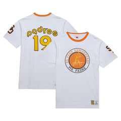San Diego Padres Mitchell & Ness Cooperstown Collection Player Legends Ringer T-Shirt Near Me