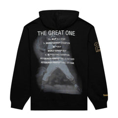 Roberto Clemente Pittsburgh Pirates Mitchell & Ness Vintage Logo Name & Number Pullover Hoodie On Sale