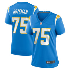 Bradley Bozeman Los Angeles Chargers Women's Game Jersey Powder Blue - Nike
