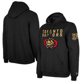 New Era - Toronto Raptors 2024/25 City Edition Chenille Heavyweight Pullover Hoodie - Black