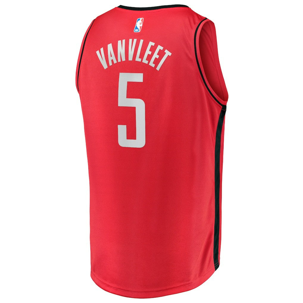 Fred VanVleet Houston Rockets Youth Fast Break Replica Player Jersey - Icon Edition - Red | NBA Jerseys