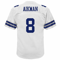 Troy Aikman Dallas Cowboys Youth 1992 Legacy Jersey White - Mitchell & Ness
