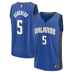 Fanatics - Paolo Banchero Orlando Magic Youth Fast Break Replica Player Jersey - Statement Edition - Blue