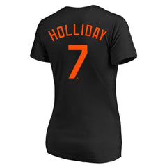 Jackson Holliday Baltimore Orioles Women's Plus Size Name & Number V-Neck T-Shirt Lifestyle