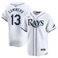 Junior Caminero Tampa Bay Rays Nike Youth Home Limited Player Jersey discount