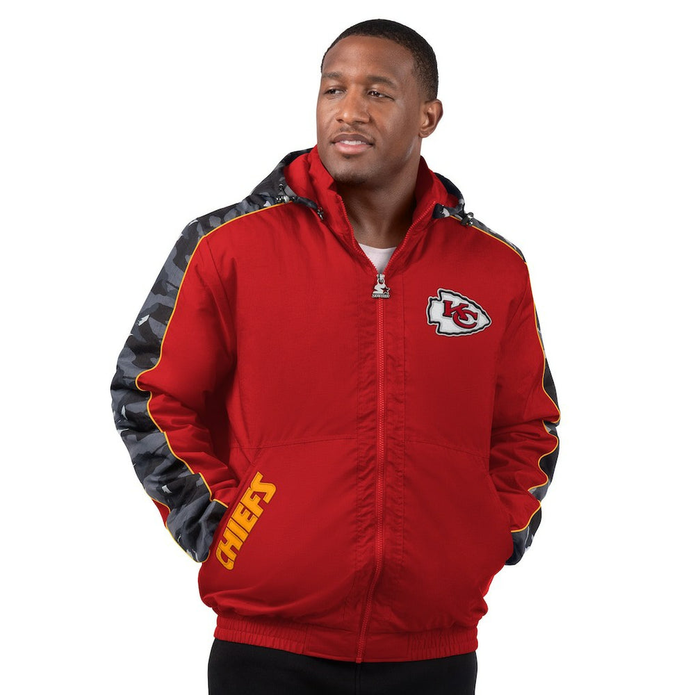 Kansas City Chiefs Starter Thursday Night Gridiron Full-Zip Jacket Red - NFL