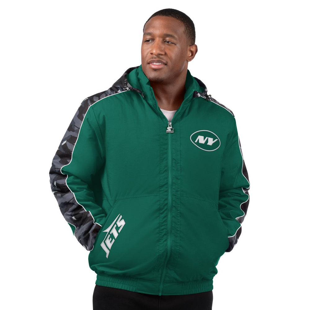 New York Jets Starter Thursday Night Gridiron Full-Zip Jacket Green - NFL
