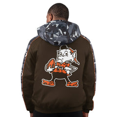 Cleveland Browns Starter Thursday Night Gridiron Full-Zip Hoodie Jacket Brown - NFL