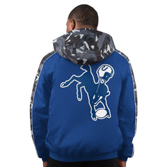Indianapolis Colts Starter Thursday Night Gridiron Full-Zip Hoodie Jacket Royal - NFL