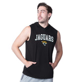 Jacksonville Jaguars MSX by Michael Strahan Action Sleeveless Pullover Hoodie Black - NFL
