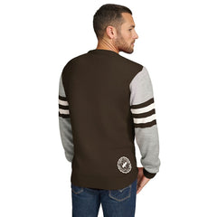 Cleveland Browns Tommy Hilfiger Acrylic Crewneck Pullover Sweater Brown/Heather Gray - NFL