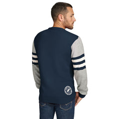 Seattle Seahawks Tommy Hilfiger Acrylic Crewneck Pullover Sweater College Navy/Heather Gray - NFL