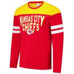 Kansas City Chiefs G-III Sports by Carl Banks Adaptive Hail Mary Long Sleeve T-Shirt Red/Gold - NFL