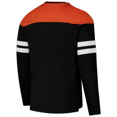 Cincinnati Bengals G-III Sports by Carl Banks Adaptive Hail Mary Long Sleeve T-Shirt Black/Orange - NFL