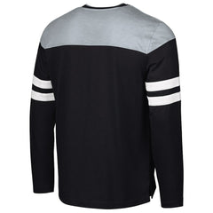Las Vegas Raiders G-III Sports by Carl Banks Adaptive Hail Mary Long Sleeve T-Shirt Black/Silver - NFL