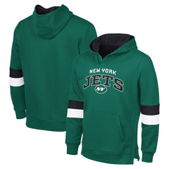 New York Jets G-III Sports by Carl BanksMen's Adaptive Faceoff Pullover Hoodie Green/Gray - NFL