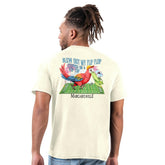 Atlanta Falcons Margaritaville Flip Flop T-Shirt Cream - NFL