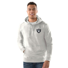 Las Vegas Raiders Margaritaville Time Flies Garment Dyed Pullover Hoodie Gray - NFL
