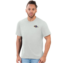 Baltimore Ravens Margaritaville Time Flies T-Shirt Gray - NFL